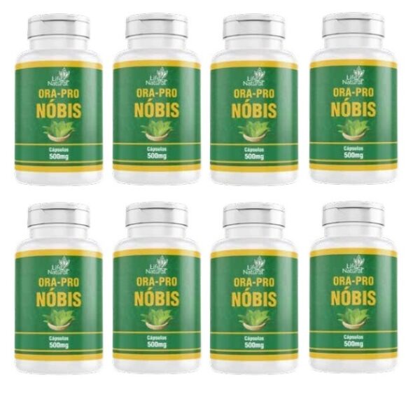 Kit 8 Ora Pro Nobis - Life Natural - 60 cápsulas