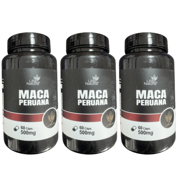 Kit 3 Maca Peruana - Life Natural - 60 Cápsulas - Image 2